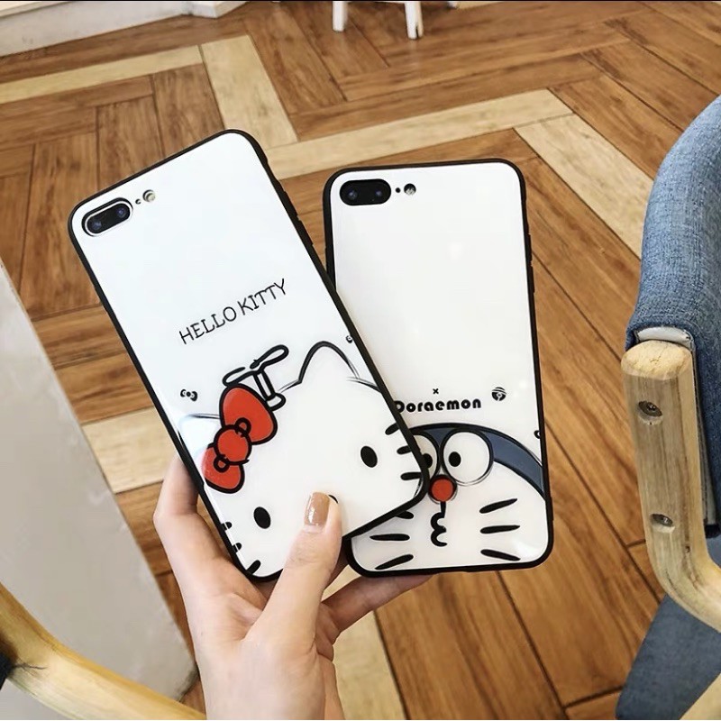 Iphone7手機玻璃殼kitty(全新）