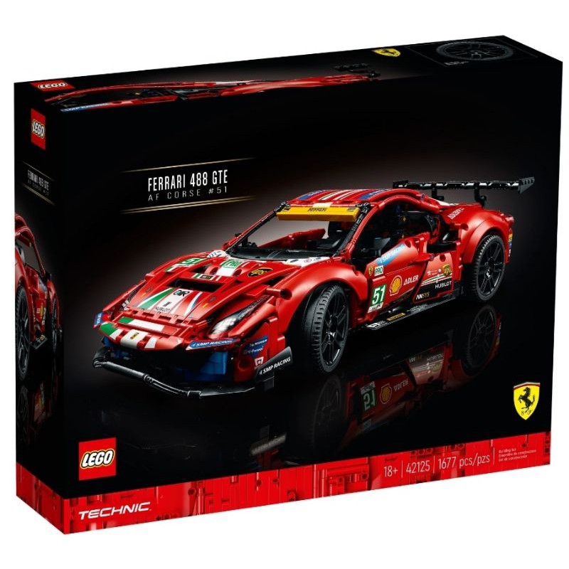 【ToyDreams】LEGO樂高 科技 42125 法拉利 Ferrari 488 GTE AF Corse #51"
