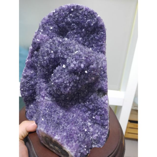 自售，招財擺件烏拉圭紫水晶(可議價）