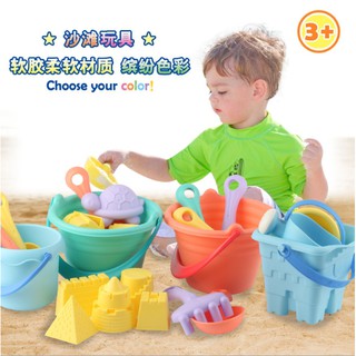 【♛現貨供應.小孩.有樂町】挖沙玩具 兒童挖沙 沙灘玩具 沙灘兒童玩具 兒童軟料沙灘玩具