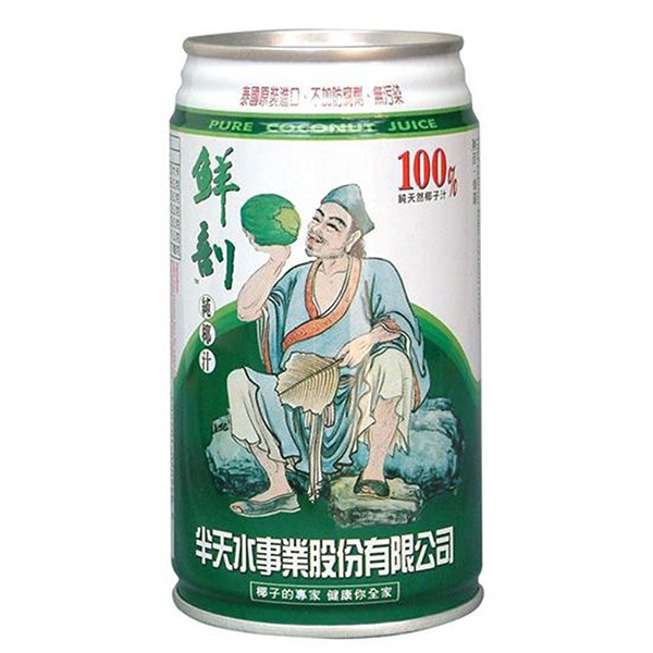 小半天水 鮮剖純椰水 (350ml X24入)台北以外縣市勿下單