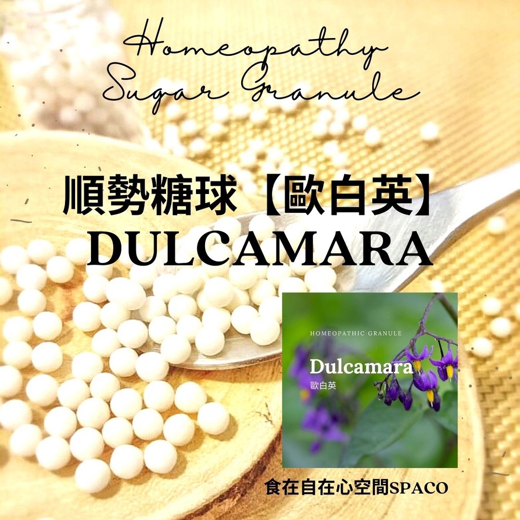 順勢糖球【歐白英●Dulcamara】➖濕冷加劇的多種問題➕讓行動更有彈性Homeopathic Granule 9克