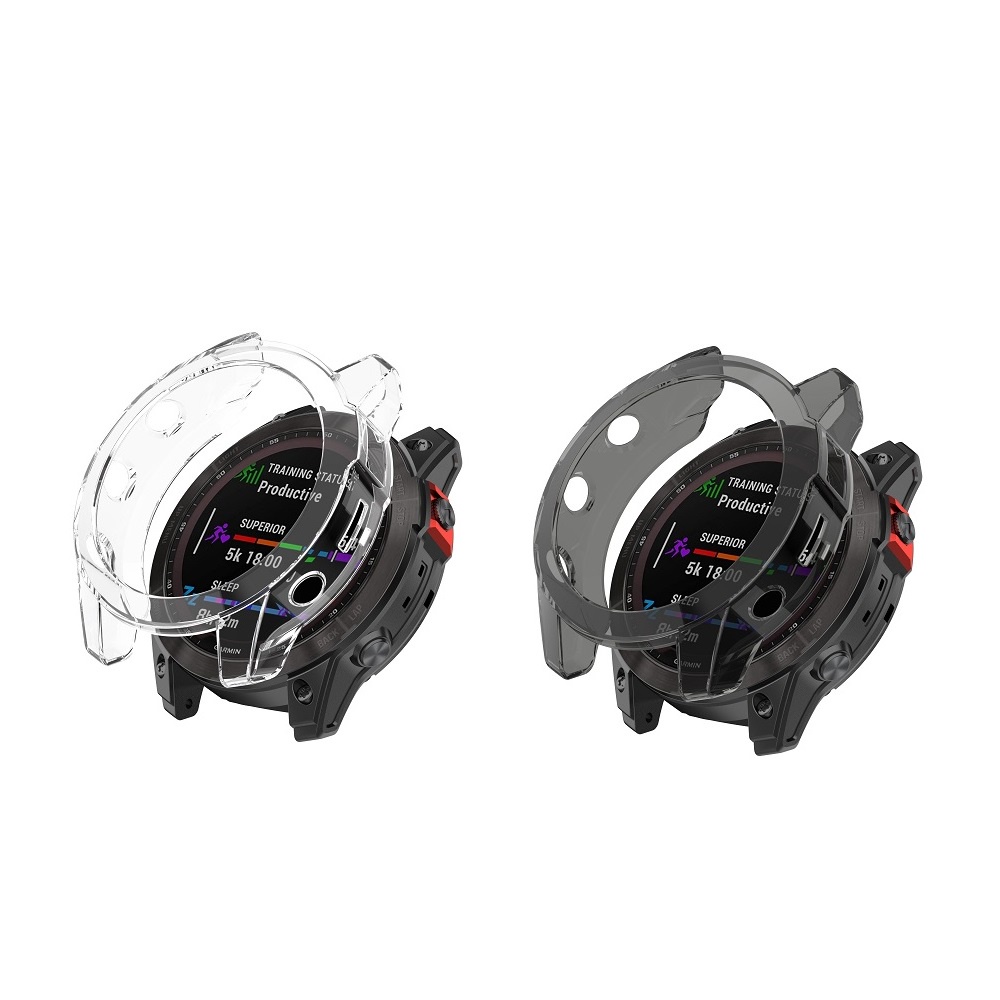 【TPU透明殼】Garmin Fenix 7x Pro / Epix Pro 51mm Solar 手錶 半包 保護殼