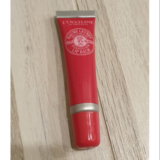 【即期品】L'OCCITANE 歐舒丹 乳油木玫瑰護唇膏 12ml 【送乳油木玫瑰護手霜 30ml】