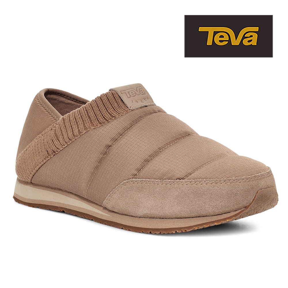 【TEVA】男/女/中性 ReEmber 2 兩穿式防潑水法國麵包鞋/休閒鞋/懶人鞋-沙丘色 (原廠現貨)