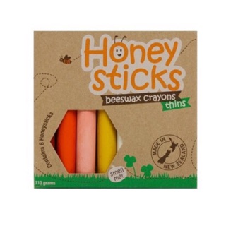 ♥️現貨♥️紐西蘭代購🇳🇿 Honey Sticks 純手工天然蜂蠟蠟筆 12色裝 無毒蠟筆 紐西蘭蠟筆 蜂蠟蠟筆