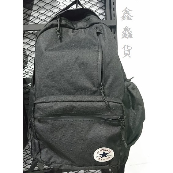 2019 一月 CONVERSE GO BACKPACK 復古 運動 後背包 黑白 10004800-A01