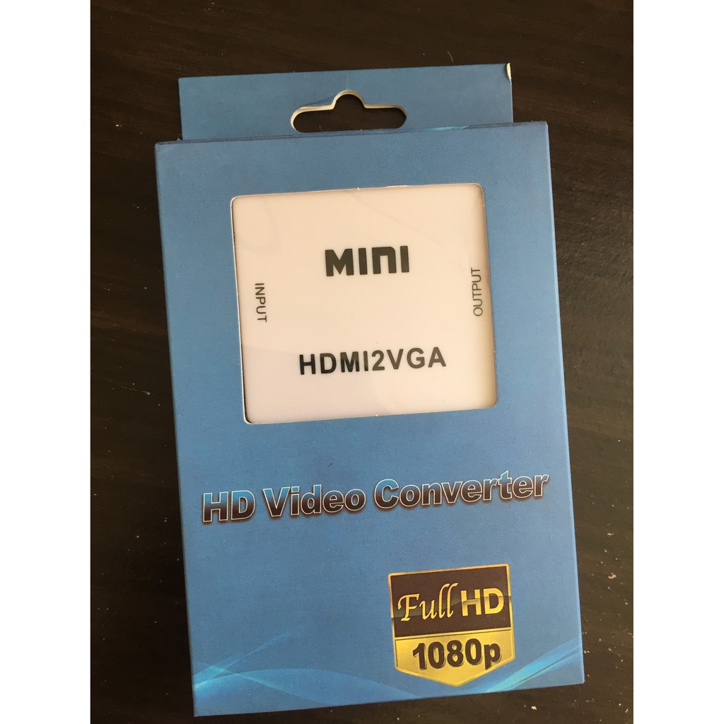 HDMI2VGA HDMI TO VGA HDMI 轉 VGA 訊號轉換器 HD Video Converter