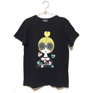 韓國可愛珍珠太陽眼鏡女孩上衣/T恤～現貨
