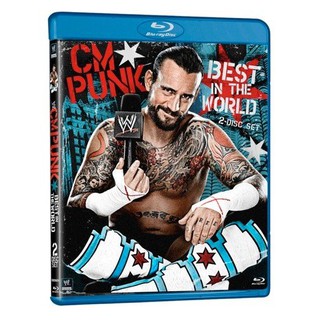 ☆阿Su倉庫☆WWE CM Punk: Best In The World Blu-Ray DVD 世界之最精選輯藍光版