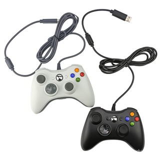 一件代發xbox360有線遊戲手柄PC360雙震動遊戲手柄