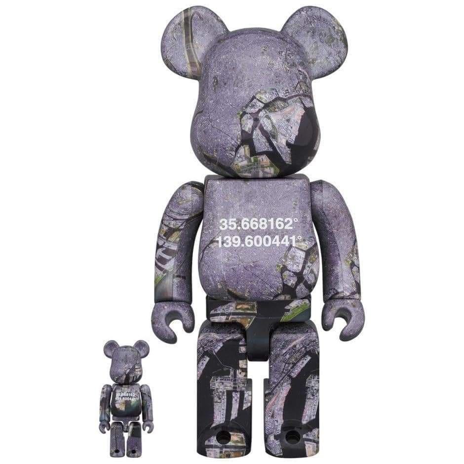 ⭐️ STAR GOLD 積金 ⭐️ BE@RBRICK 400% &amp;100% OVERVIEW TOKYO 東京空照圖