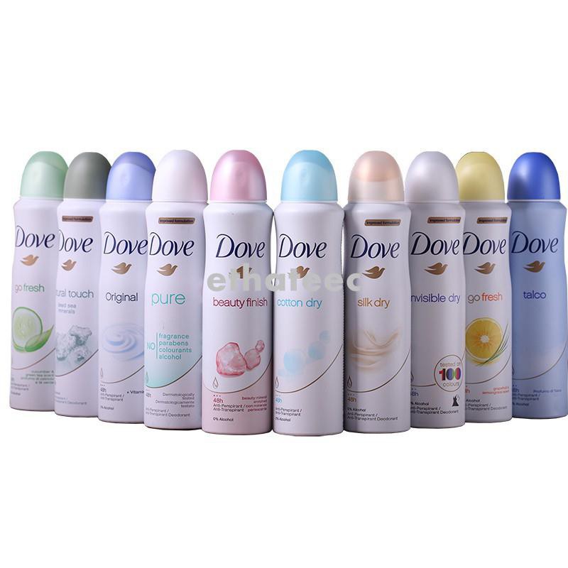 Dove多芬止汗噴霧女男士劑體香腋下抑汗香體露膏液防汗除持久淡香 蝦皮購物