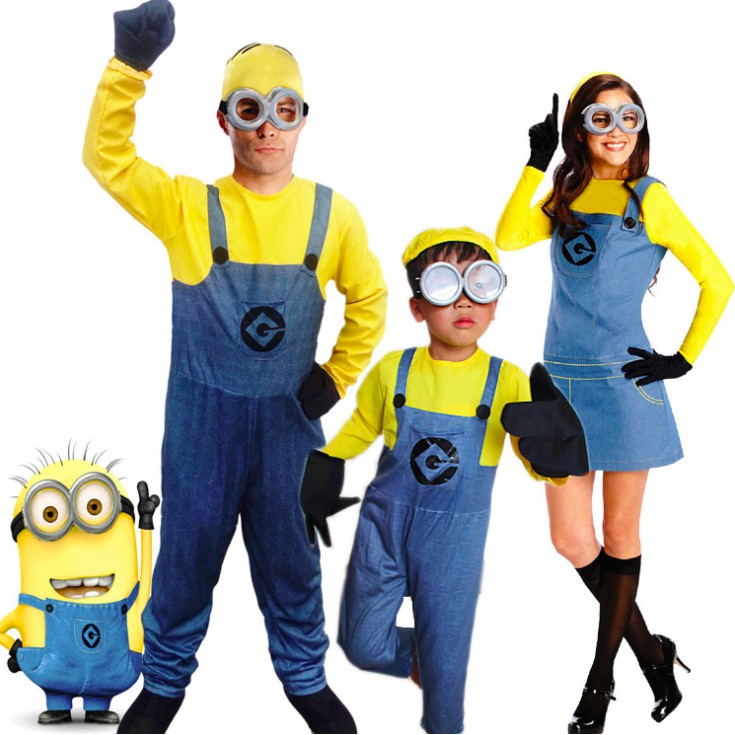 小小兵minions 成人款cosplay 萬聖節表演服親子pawoo 蝦皮購物