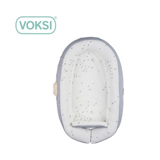 贈精美好禮VOKSI Voksi Airflow嬰兒小窩(床中床)-淺灰海鷗 嬰兒小床 小床 小窩 床中床