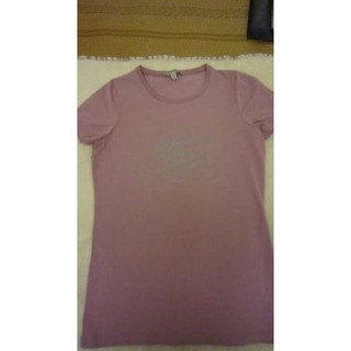 清衣櫃~~85成新真品~~ Burberry 粉色 大馬 短T (Size: S)