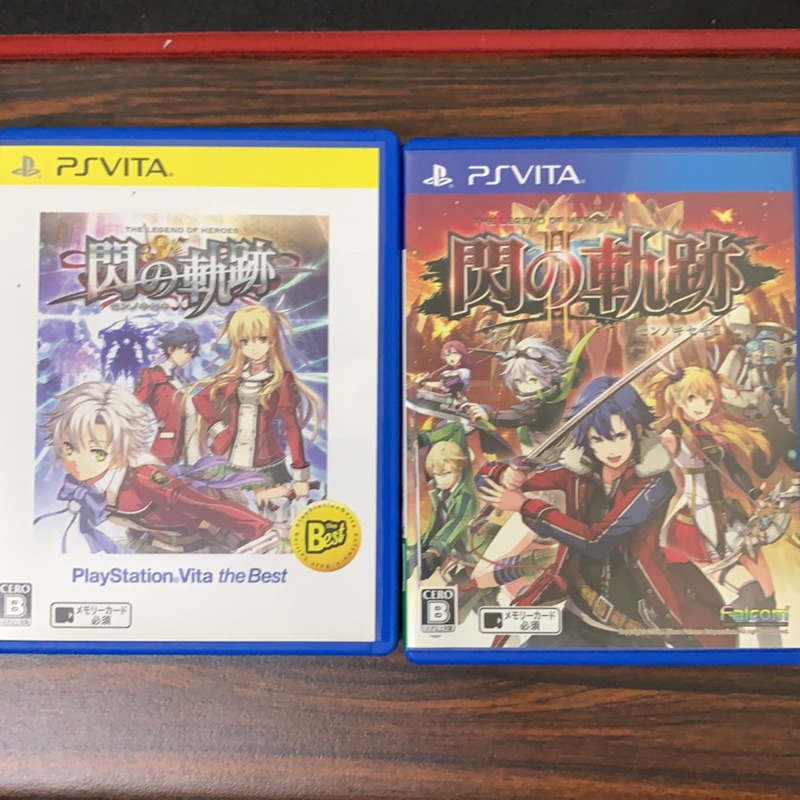 日文版 PSVITA二手遊戲 閃之軌跡1&amp;2