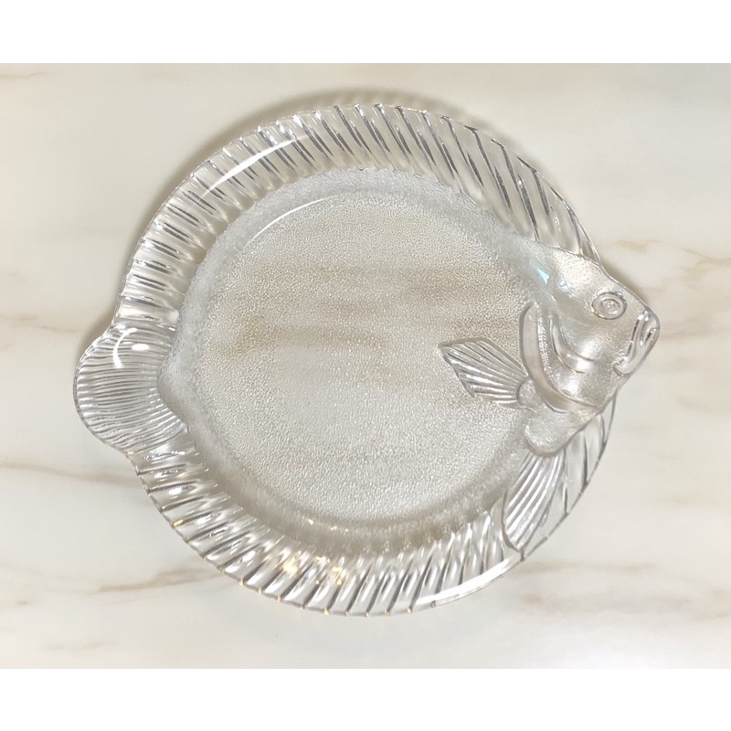 日本製 SOGA 水晶盤 水晶水果盤  水晶餐盤 沙拉盤