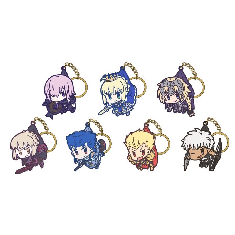 部分現貨 日單fate Grand Order 吊你玩吊起來軟膠吊飾saber 金閃閃士郎紅a Fgo 蝦皮購物