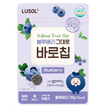 韓國LUSOL 水果果乾 草莓/蘋果/藍莓 Little Spoon水果乾