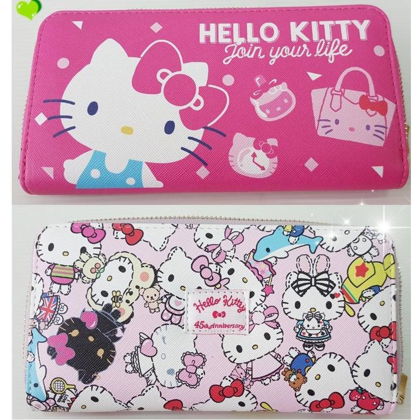 Hello Kitty 45周年 限定 長夾 ~~ 兩款可選 ~~