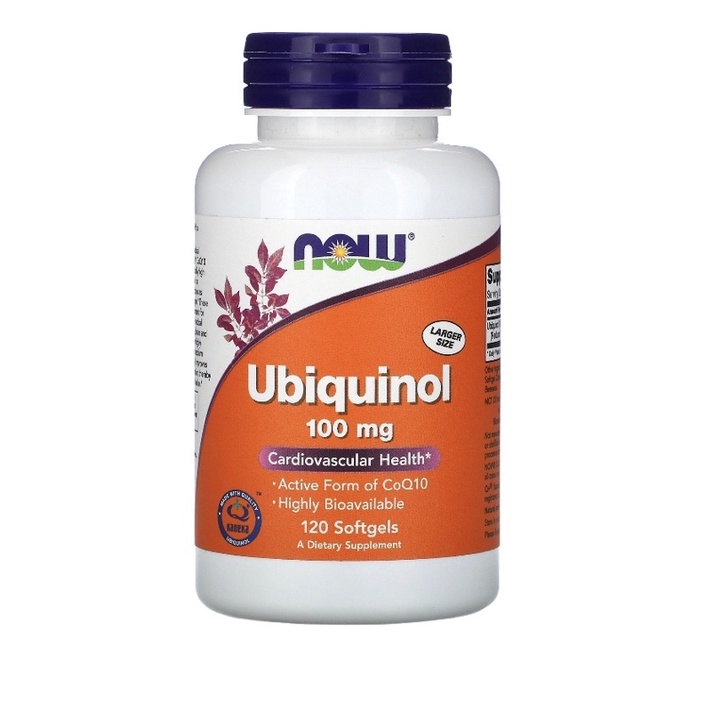 now foods CoQ10還原型Q10 Ubiquinol 100mg Kaneka