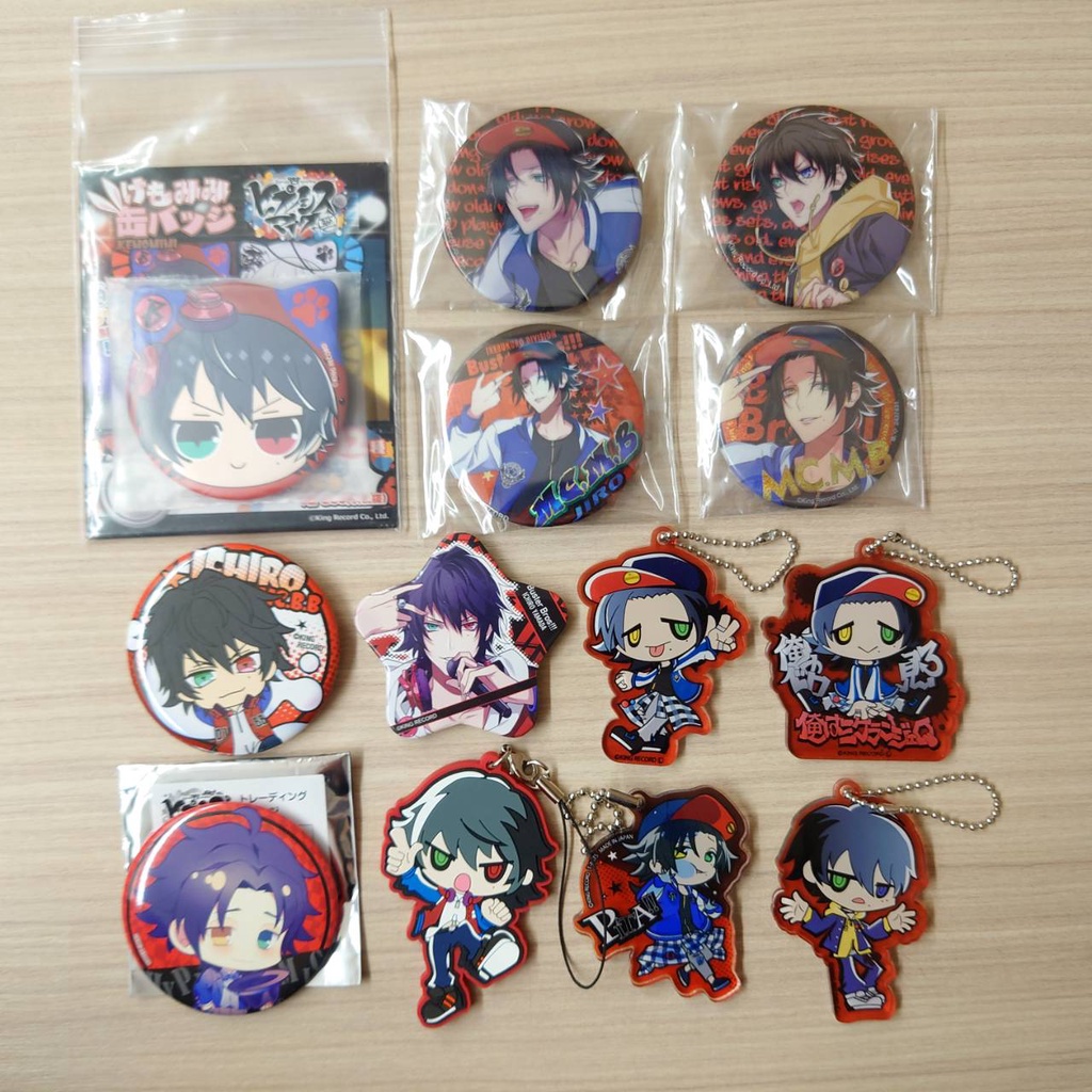 催眠麥克風 催麥 日版 Buster Bros!!! BB  一郎 二郎 三郞 徽章 壓克力吊飾