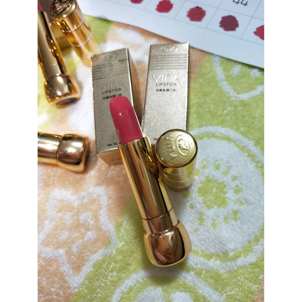 Vina金質口紅mit 友娜 Lip Stick 熱賣多年 送人自用兩相宜 唇膏護唇 公司貨現貨 豆沙色亮 蝦皮購物