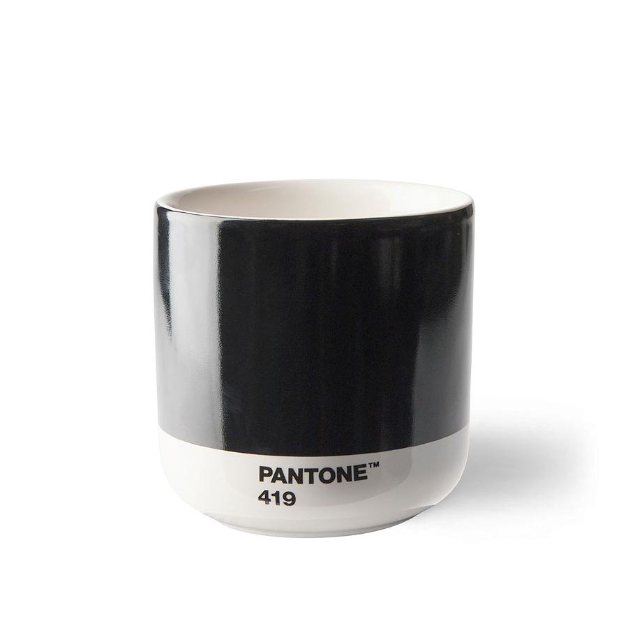 丹麥設計PANTONE雙層陶瓷杯/ 175ml/ 神秘黑/ 色號419 eslite誠品