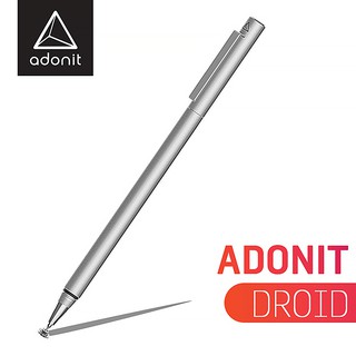 【Adonit】DROID - 安卓機專用觸控筆，新型微型碟片，超自然筆觸 - 銀色
