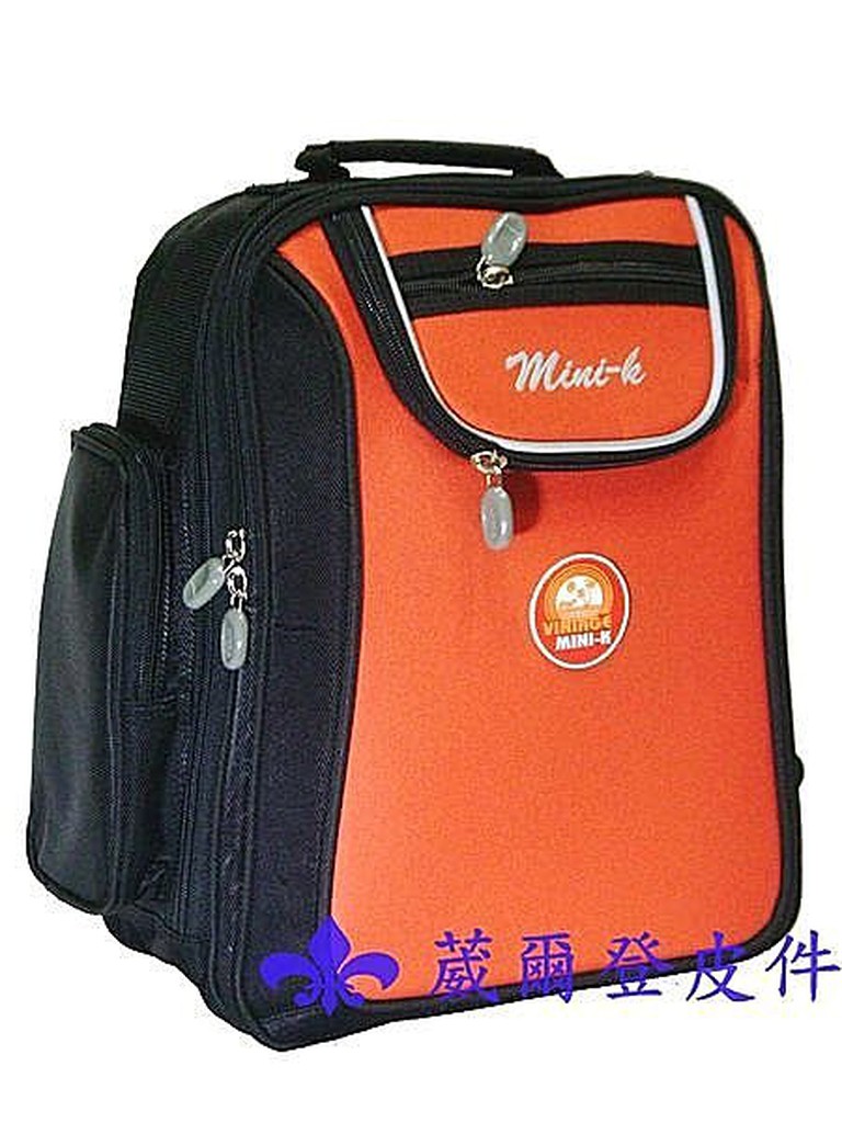 【葳爾登】MINI-K新一代小學生書包,超輕防水背包,兒童護脊書包反光安全護童書包1028紅色