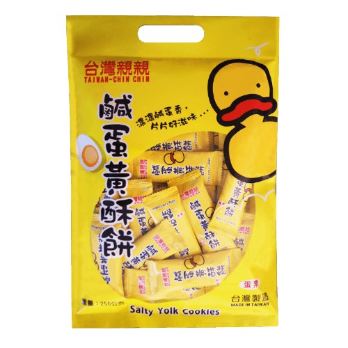 台灣親親鹹蛋黃酥餅250g