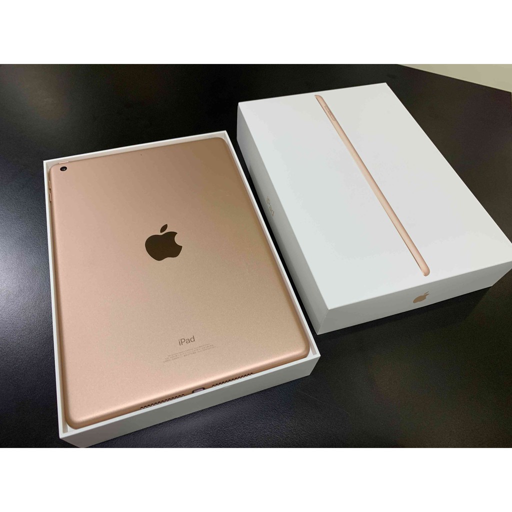 iPad 9.7" 2018 Wifi 128G 金色 漂亮無傷 極新保固內 只要11000 !!!