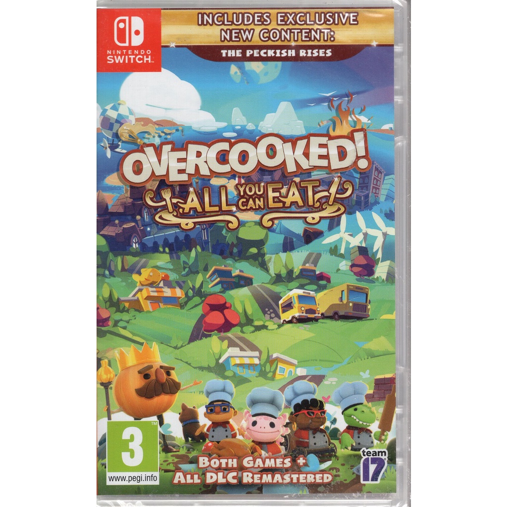 Switch遊戲 NS 胡鬧廚房 全都好吃 Overcooked All You 煮過頭 中文版【魔力電玩】