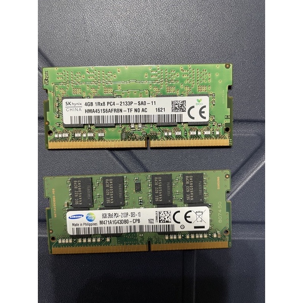 筆電記憶體 DDR4 2133 4G