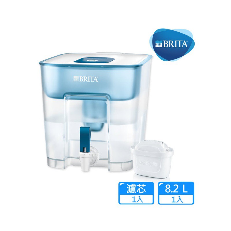 德國BRITA Flow 8.2L大容量濾水箱 ( 內含MAXTRA+ 全效濾芯1入 )