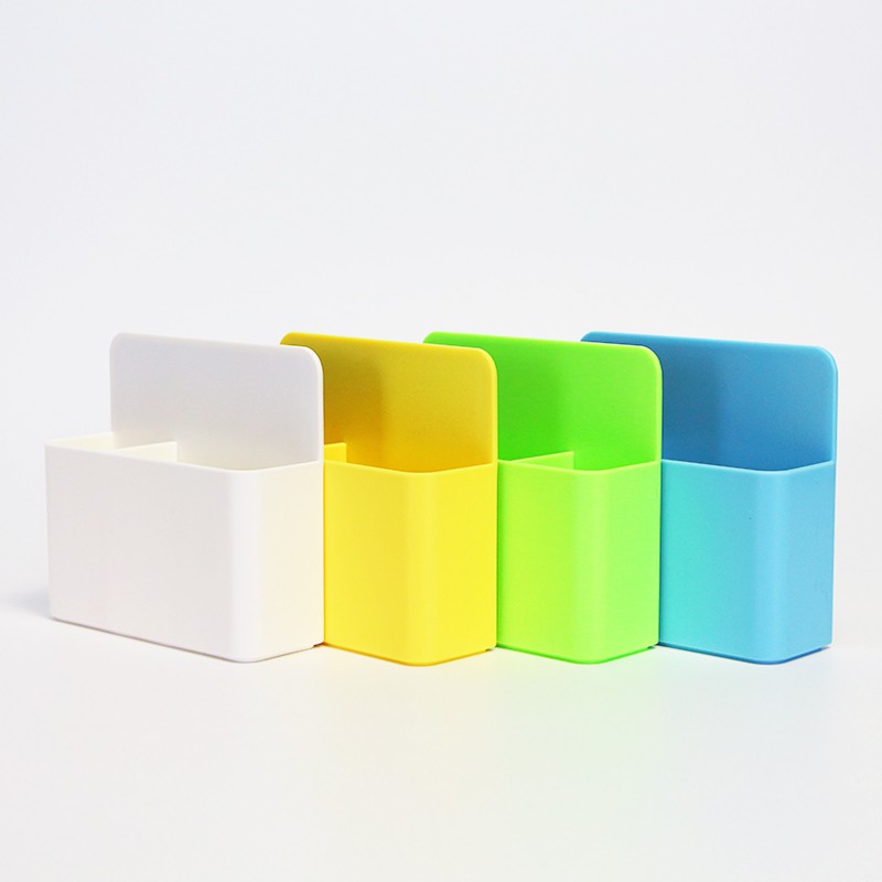 玻璃白板專用吸盤吸磁吸附筆盒筆筒貼墻磁性多功能文具收納盒粉筆白板筆筒筆盒筆架磁性白板收納盒