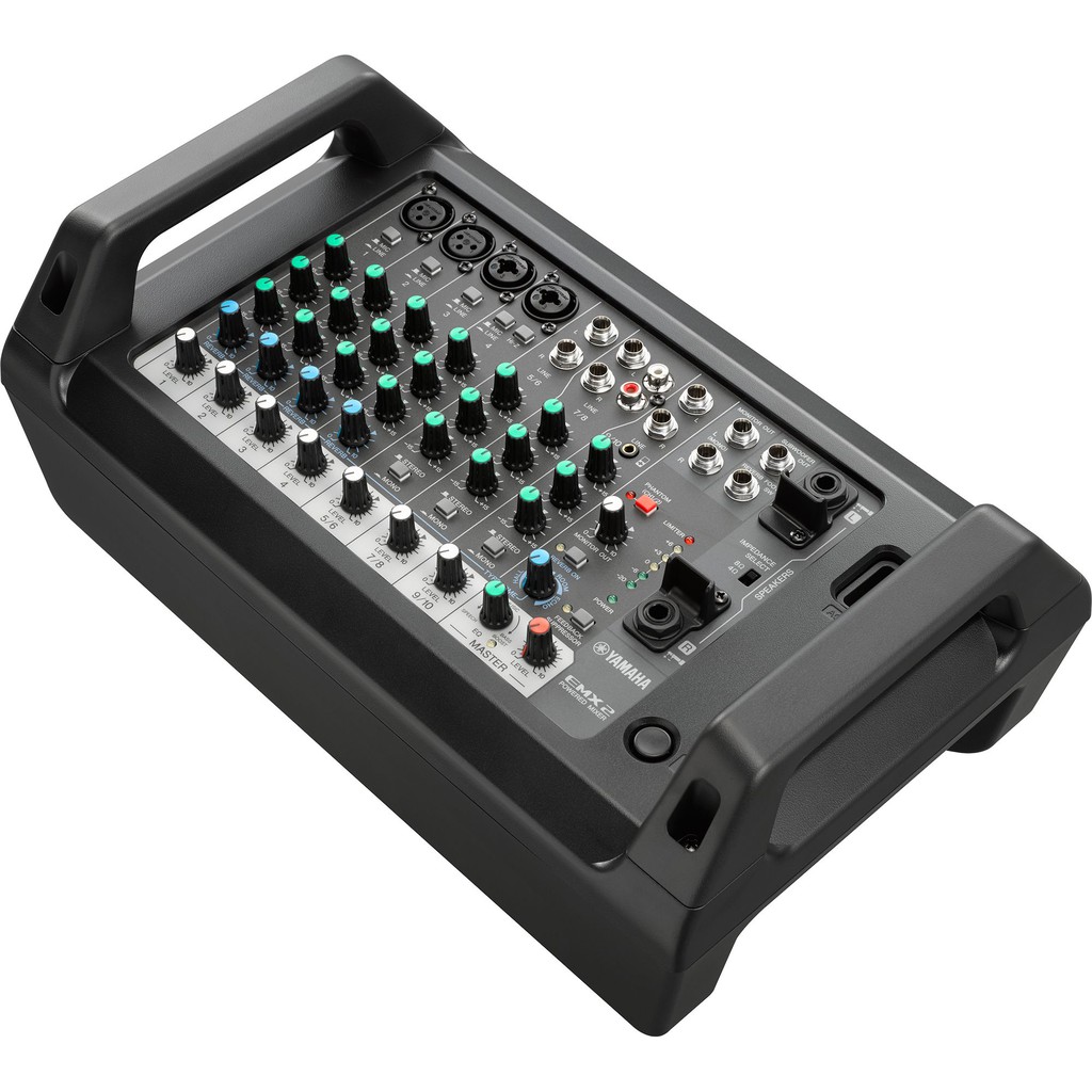 YAMAHA EMX2  250W功率混音器 - 10軌輸入/數位效果/回授控制(公司貨)【音響世界】