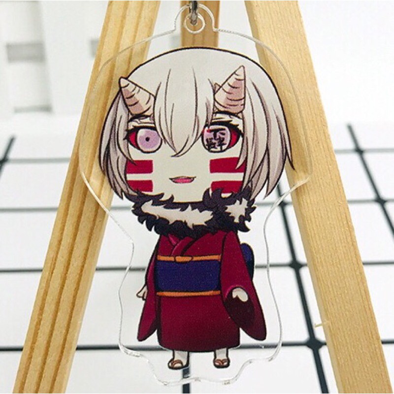 鬼滅之刃十二鬼月下弦鑰匙圈吊飾 蝦皮購物