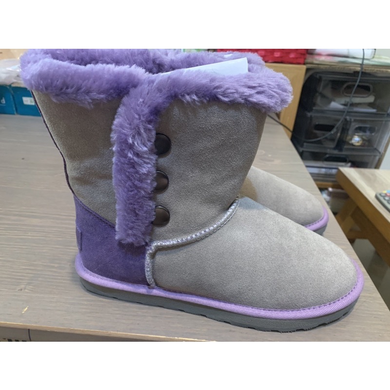 DAPHNE 達芙妮 紫色雪靴 全新出清