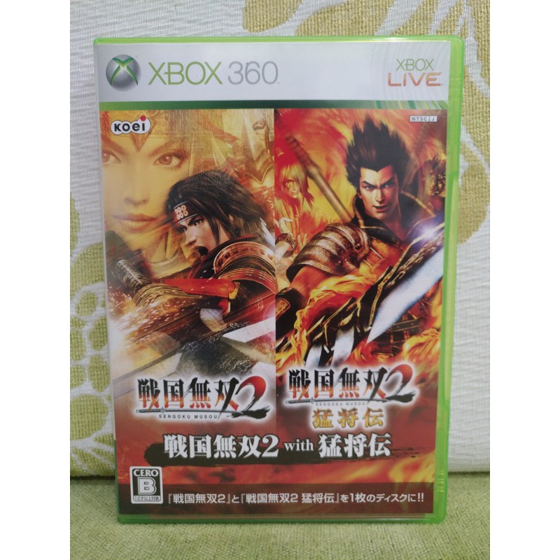 XBOX360 日版 戰國無雙 2 with 猛將傳 X360 非 PS3 PS4