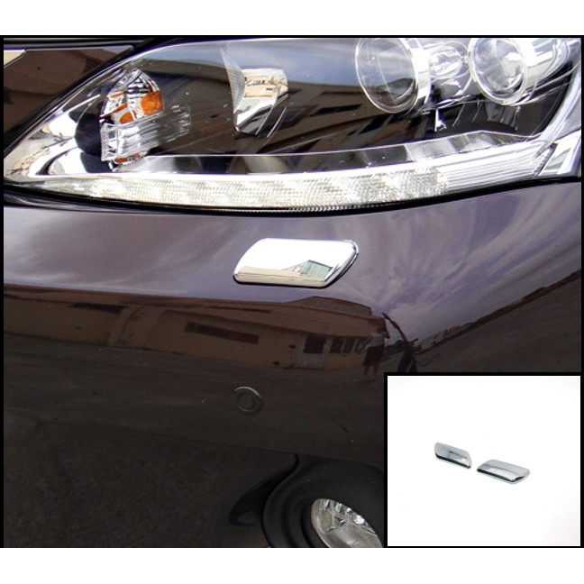 圓夢工廠 Lexus CT200 CT200h CT250h 2011~2018 改裝 鍍鉻銀 前保桿 前燈噴水蓋飾貼