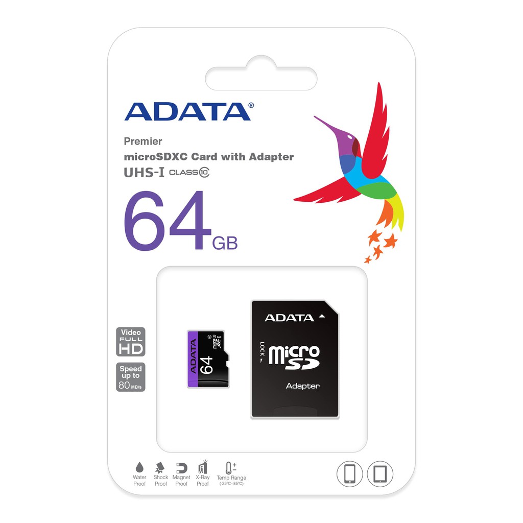 威剛 ADATA Premier Micro SDXC UHS-I Class10 64GB 記憶卡