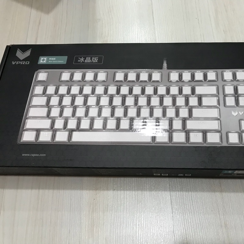 全新品 雷柏VPRO V500S 青軸版 冰晶版 背光機械遊戲鍵盤