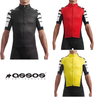 拜客先生－【ASSOS】 cento s7 自行車短袖車衣 黑/紅/黃 小尺寸零碼出清 瑞士頂級品牌