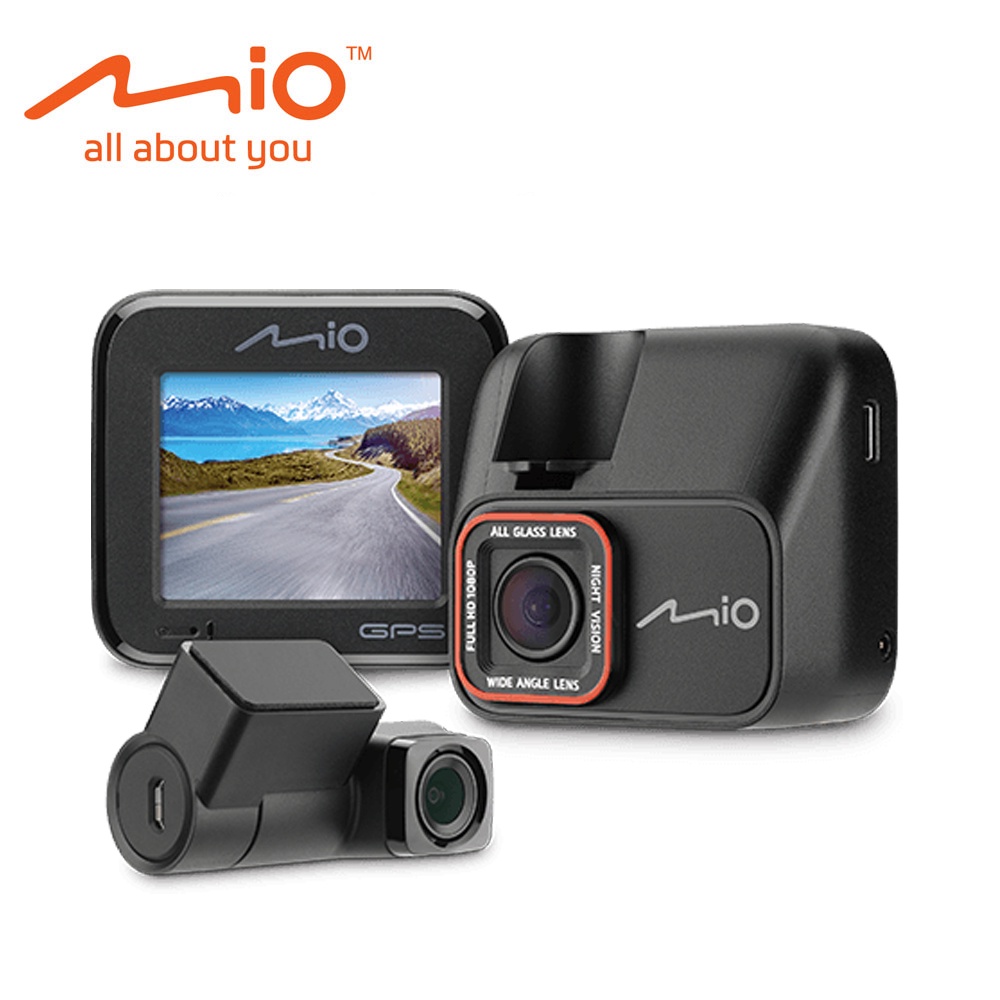 【暢貨中心】MIO MiVue C588T(+T35) 雙鏡頭GPS行車紀錄器 Sony星光級 安全預警六合一 贈32G