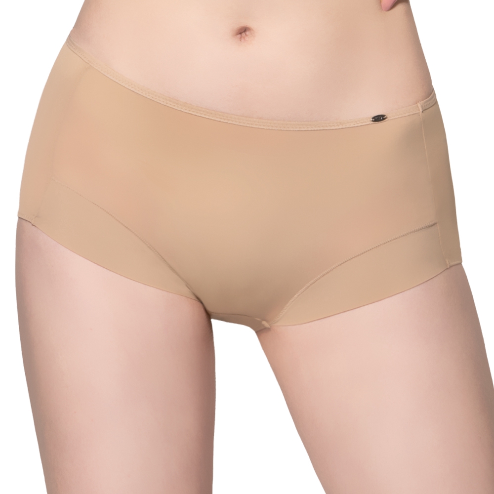 SWEAR 思薇爾 Simple sexy系列M-XL中低腰平口內褲(灰褐膚)