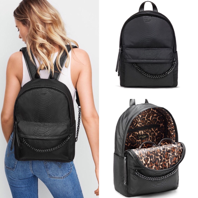 nylon python city backpack