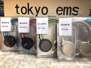 東京快遞耳機館 開封門市 只提供綠色 SONY MDR-ZX660 扁線 低頻佳 立體聲耳罩式耳機