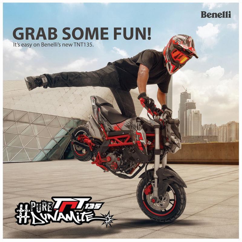 [台南機車倉庫國際重車]免保人 免通知家人 免頭款 Benelli TNT 135 全新上市 118000元 強力過件